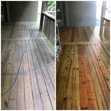 Deck restoration and staining in little rock ar 003