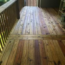 Deck restoration and staining in little rock ar 008