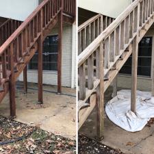 Deck restoration and staining in little rock arkansas 003