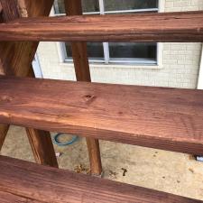 Deck restoration and staining in little rock arkansas 006