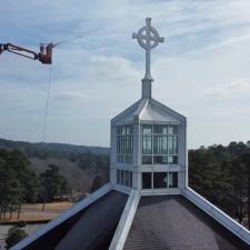 Church steeple cleaning 