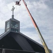Church steeple cleaning 3